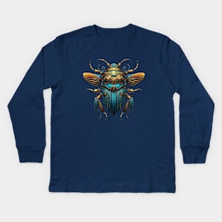 The Blue Scarab Kids Long Sleeve T-Shirt